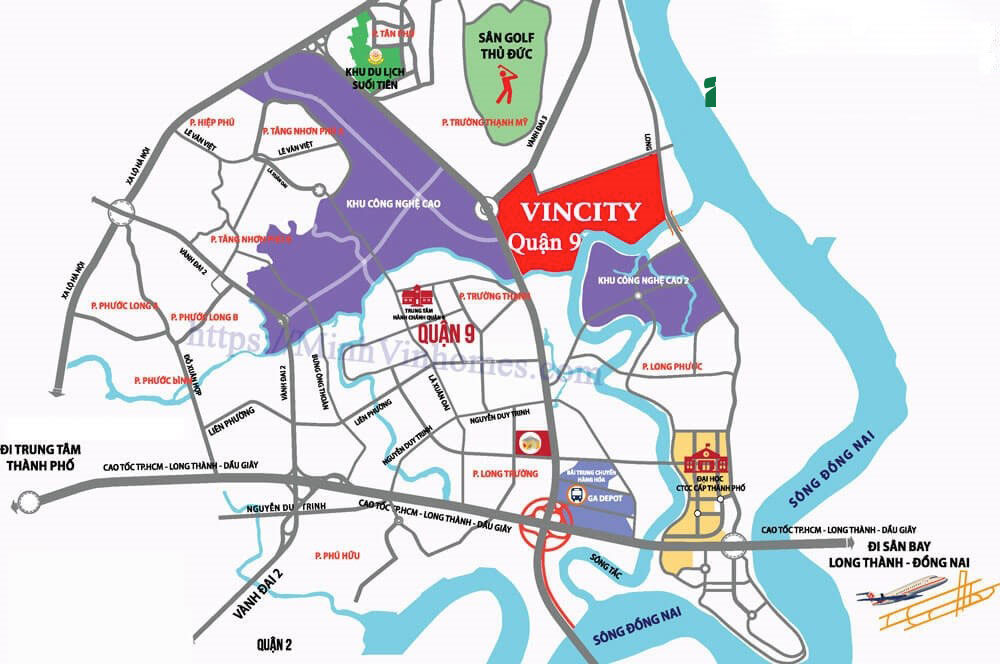 Vị trí kết nối thuận lợi từ VinCity Grand Park Quận 9