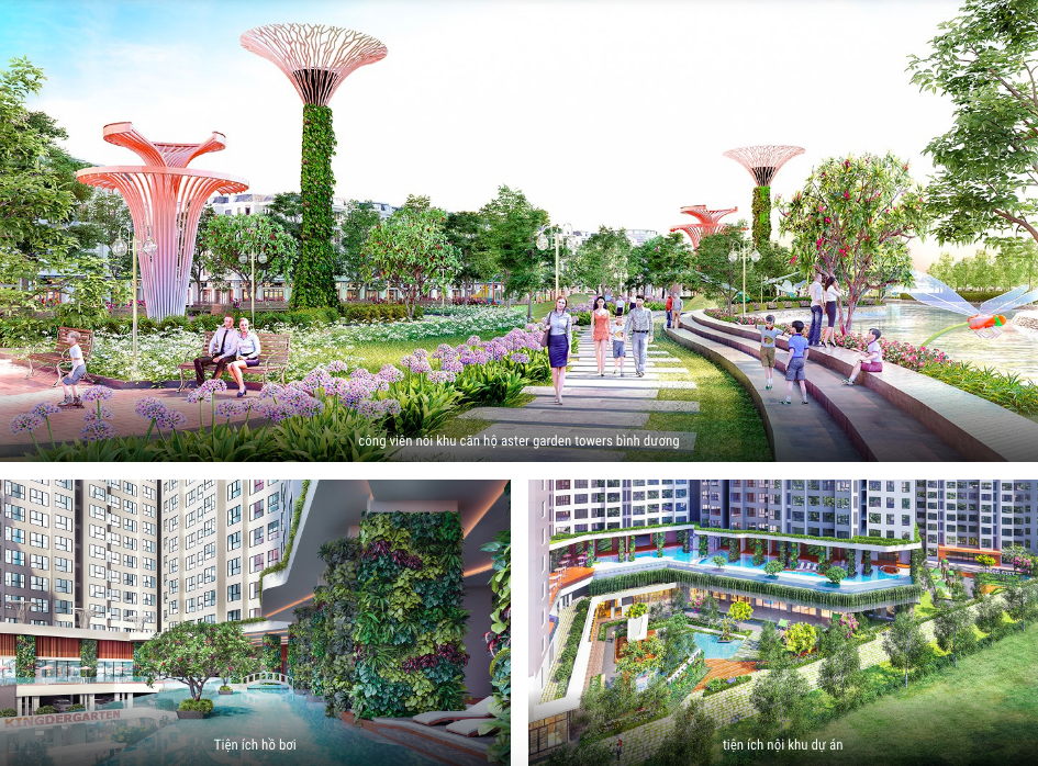 tiện ích Aster Garden Towers Thuận An