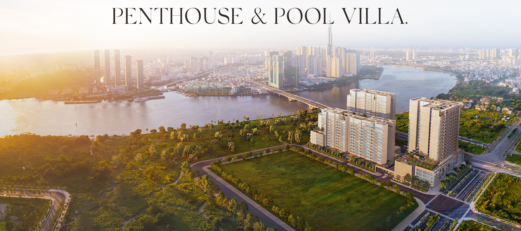 Penthouse & Pool Villa The River Thu Thiem