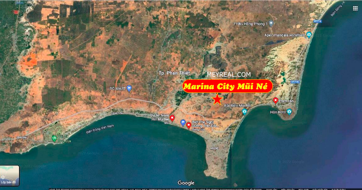 Vị trí Marina City Novaland
