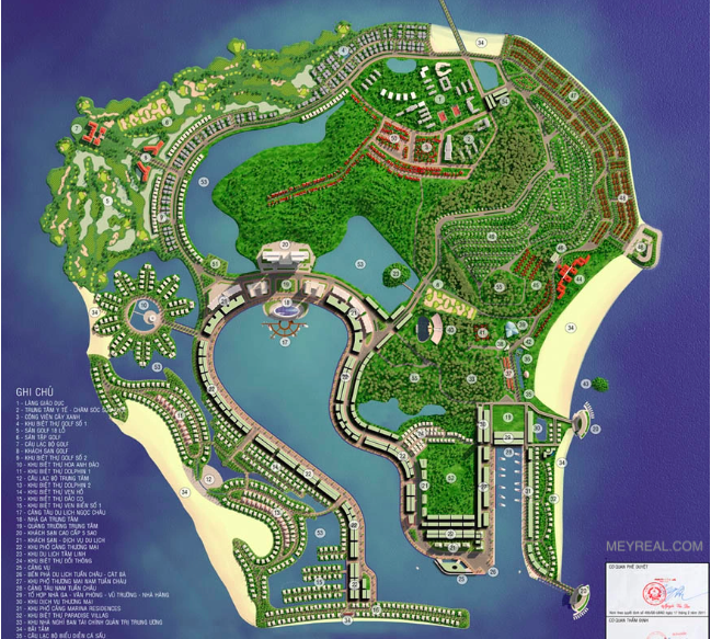 Quy hoạch tổng thể đảo Tuần Châu