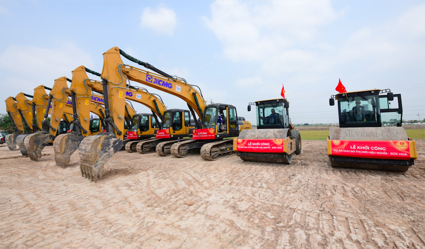Tiến độ xây dựng Vinhomes Green City Hậu Nghĩa, Long An.